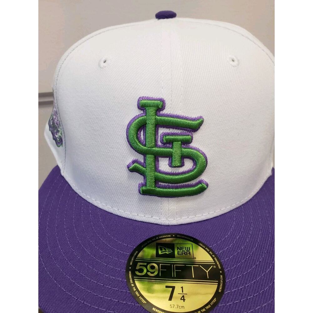 St Louis Cardinals 2011 World Series Side Patch New Era Fitted Hat 7 1/4